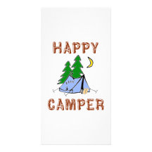 HAPPY CAMPER CUSTOM PHOTO CARD