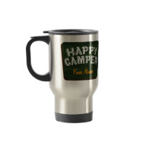 Happy Camper Customizable Camping Mug