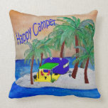 Happy Camper fun pillow pillows