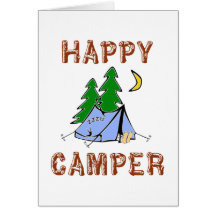 HAPPY CAMPER GREETING CARD