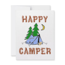 HAPPY CAMPER CUSTOM ANNOUNCEMENTS