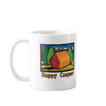 Happy Camper mugs by fullofNuts Happy Camper mugs