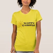 Happy Camper Sunshine Ladies Petite T-shirt