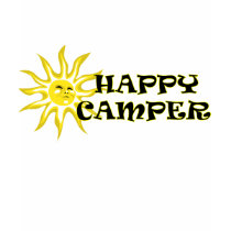 Happy Camper Sunshine t-shirts by HomegrownLove Happy Camper Sunshine t-shirts