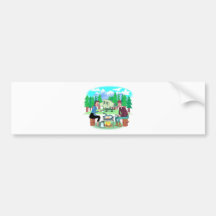 Happy Campers Bumper Sticker