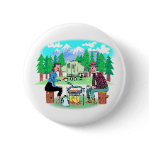 Happy Campers buttons by doonidesigns Happy Campers buttons