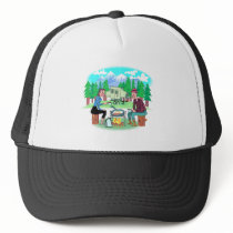 Happy Campers hats by doonidesigns Happy Campers hats