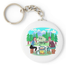 Happy Campers Keychain