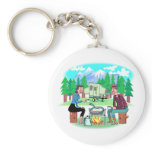 Happy Campers Keychain