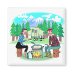 Happy Campers magnets