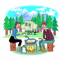 Happy Campers photo sculptures