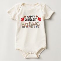 Happy Canada Day Baby T-Shirt