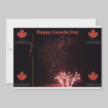 Happy Canada Day invitation invitations