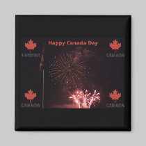 Happy Canada Day magnet magnets