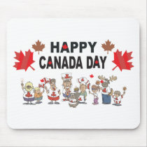 Happy Canada Day Mouse Mat