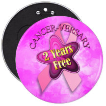 Happy Cancer-versary Button
