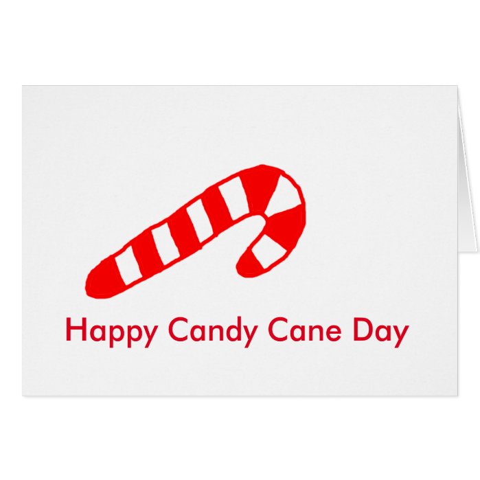 Happy Candy Cane Christmas Cards
