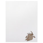 happy carefree rhinoceros rhino cartoon character letterhead