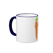 Happy Carrot doodle art mugs