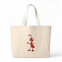 Fourmi heureuse de bande dessinée sacs