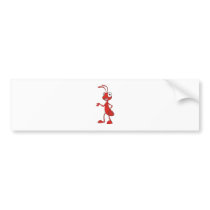 Happy Cartoon Ant Bumper Sticker