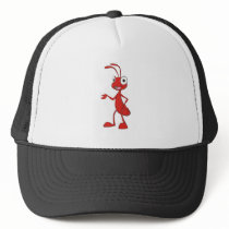 Happy Cartoon Ant Mesh Hat