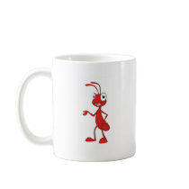 Happy Cartoon Ant Mugs