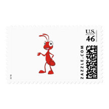 Happy Cartoon Ant Postage Stamp