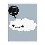 Happy Cartoon Cloud Postcards