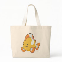 Happy Cartoon Clownfish bags by graphicdesigner Happy Cartoon Clownfish bags