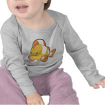 Happy Cartoon Clownfish T-shirt