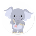 Happy Cartoon Elephant Sticker by Lioness_Graphics Happy Cartoon Elephant Sticker
