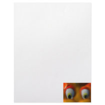 Happy Cartoon Eyes, Yellow, playground starfish Letterhead Design