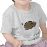 Happy Cartoon Hippo T Shirts