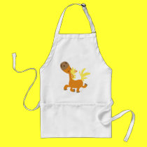 Happy Cartoon Pony Cooking Apron