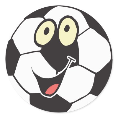 happy cartoon soccer ball stickers Zazzle_sticker happy cartoon soccer ball stickers Zazzle_sticker