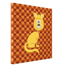 Happy Cat. Canvas Print