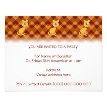 Happy Cat. Invitations