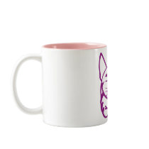 Happy Cat Mug (purple tabby)