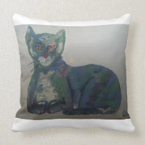 happy cat pillows