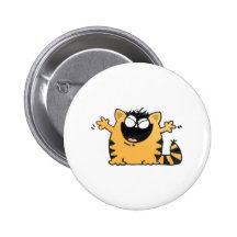 Happy Cat Pinback Button