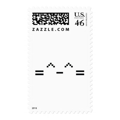 Happy Cat Stamp by CarbonClothing