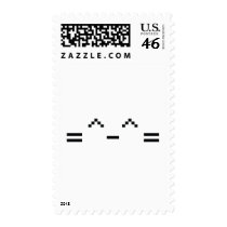 Happy Cat postage by CarbonClothing Happy Cat postage