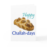 Happy Challah-days card