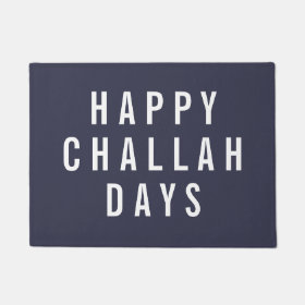Happy Challah Days | Funny Holiday Chanukah Doormat