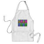 Happy Chanukah Neon Dreidle Apron