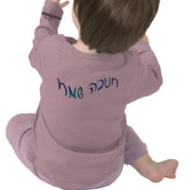Happy Chanukah Script 2-Sided Infant Longsleeve t-shirts
