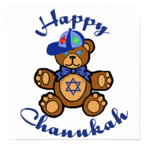 Happy Chanukah Teddy Bear posters by holidaytime Happy Chanukah Teddy Bear posters