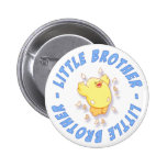 Happy Chick Little Brother Pinback Button