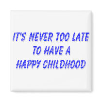 HAPPY CHILDHOOD magnets
